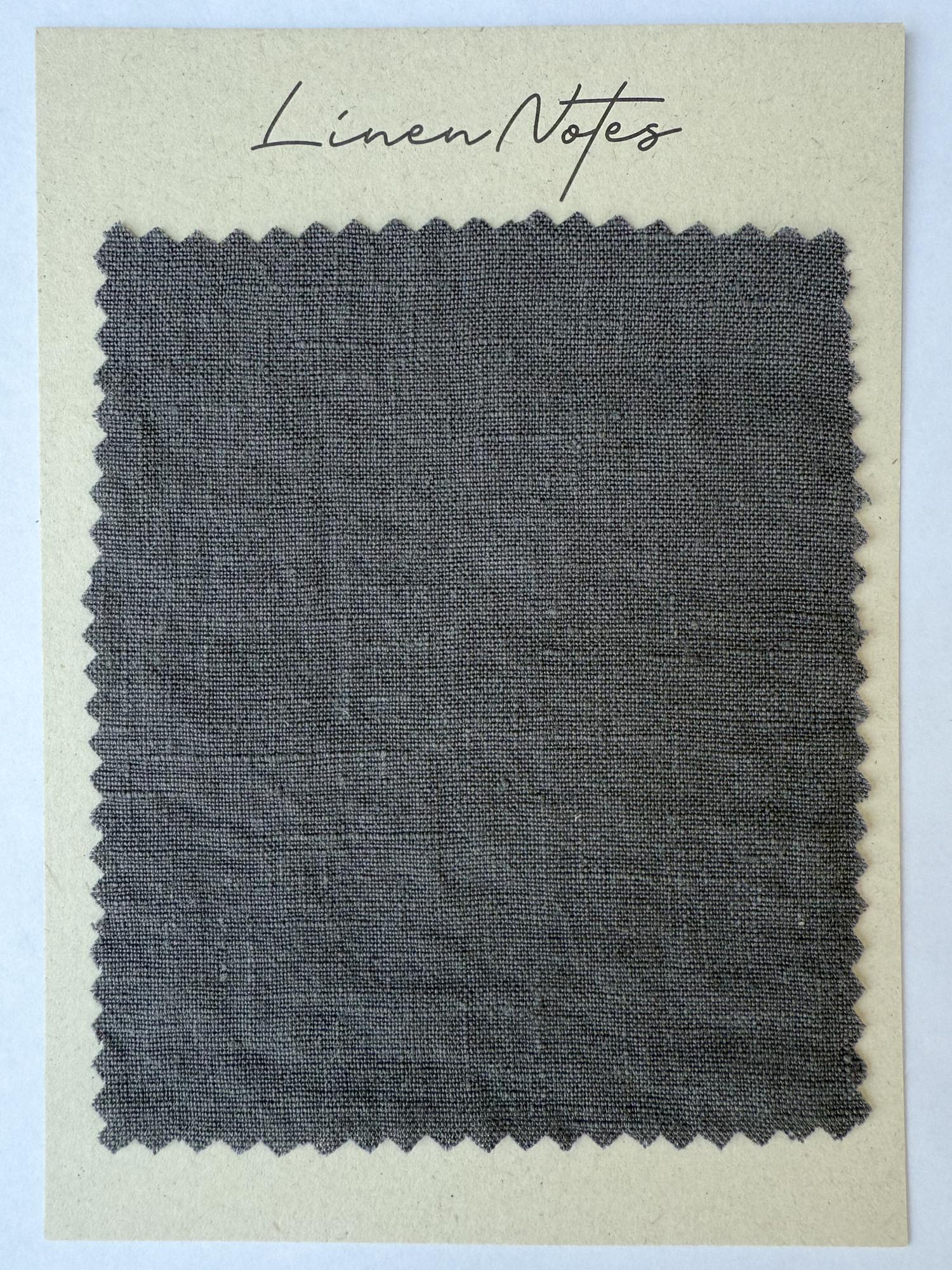 Leinenstoff-Muster 180 g/m² - Dunkelgrau