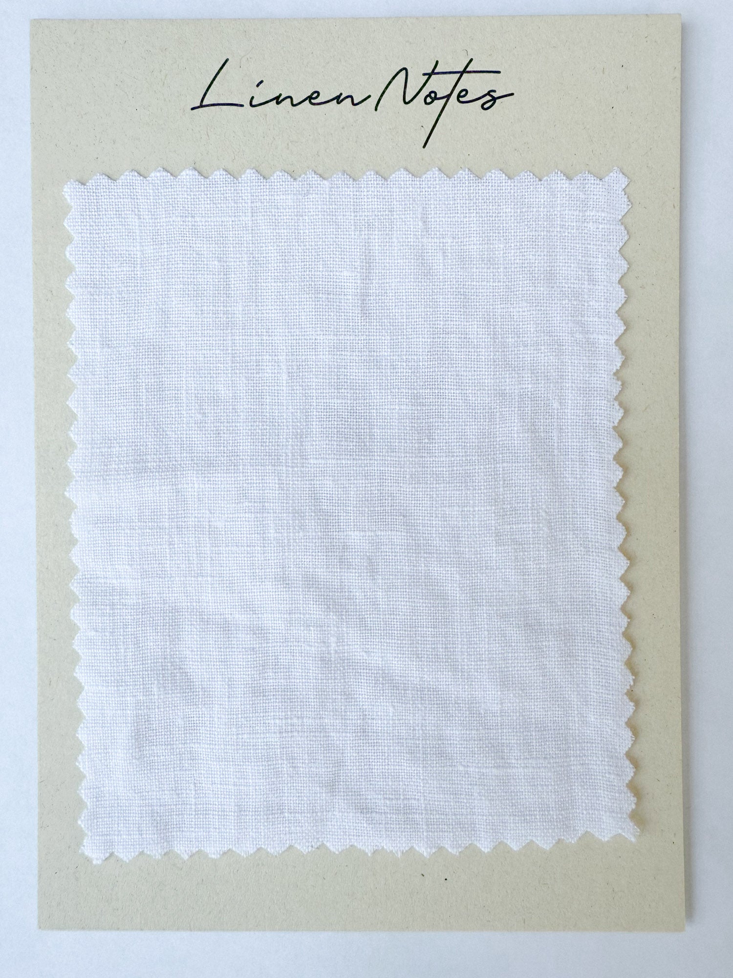 Leinenstoff-Muster 180 g/m² - Weiß