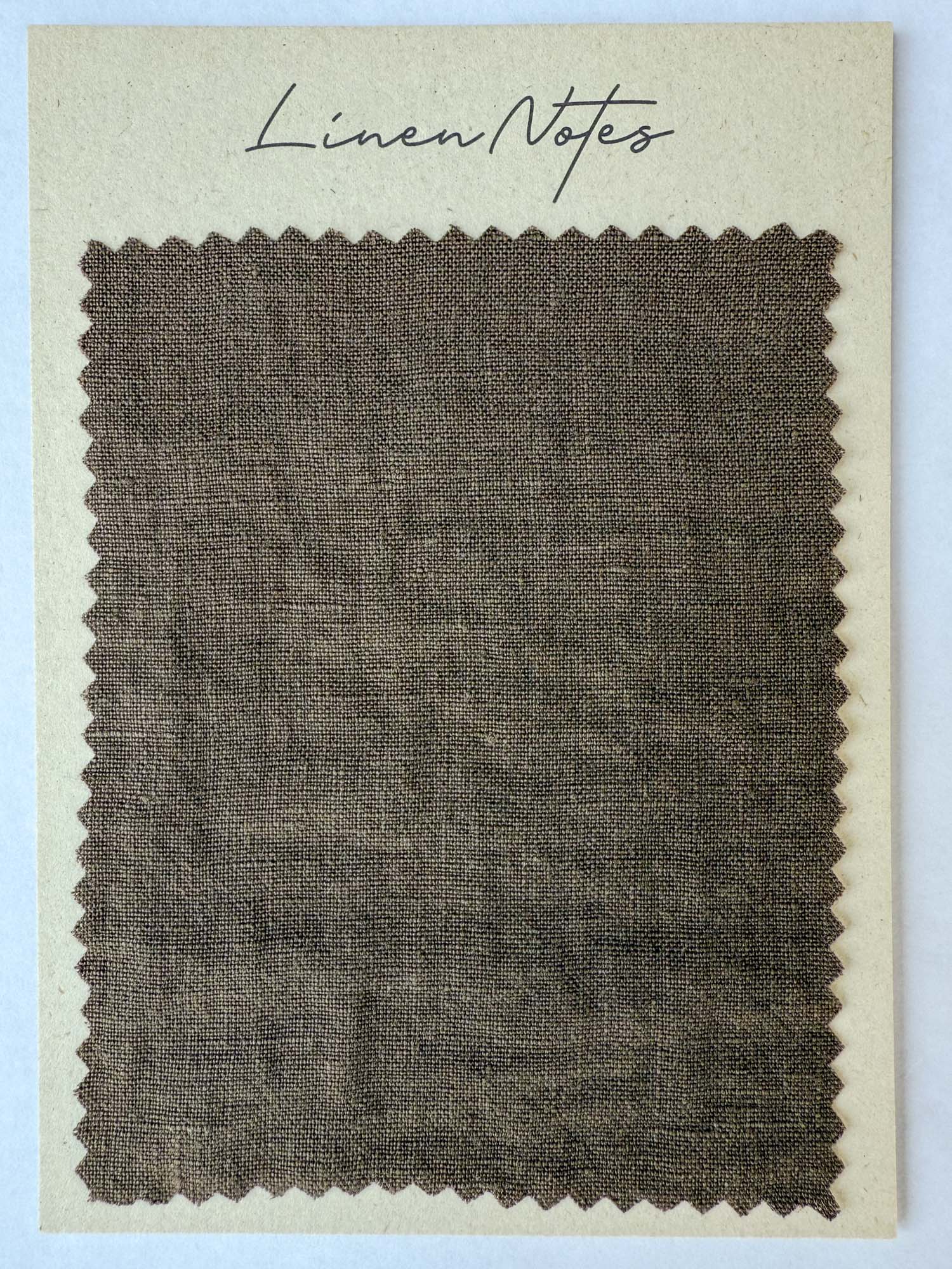 Leinenstoff-Muster 180 g/m² - Braun