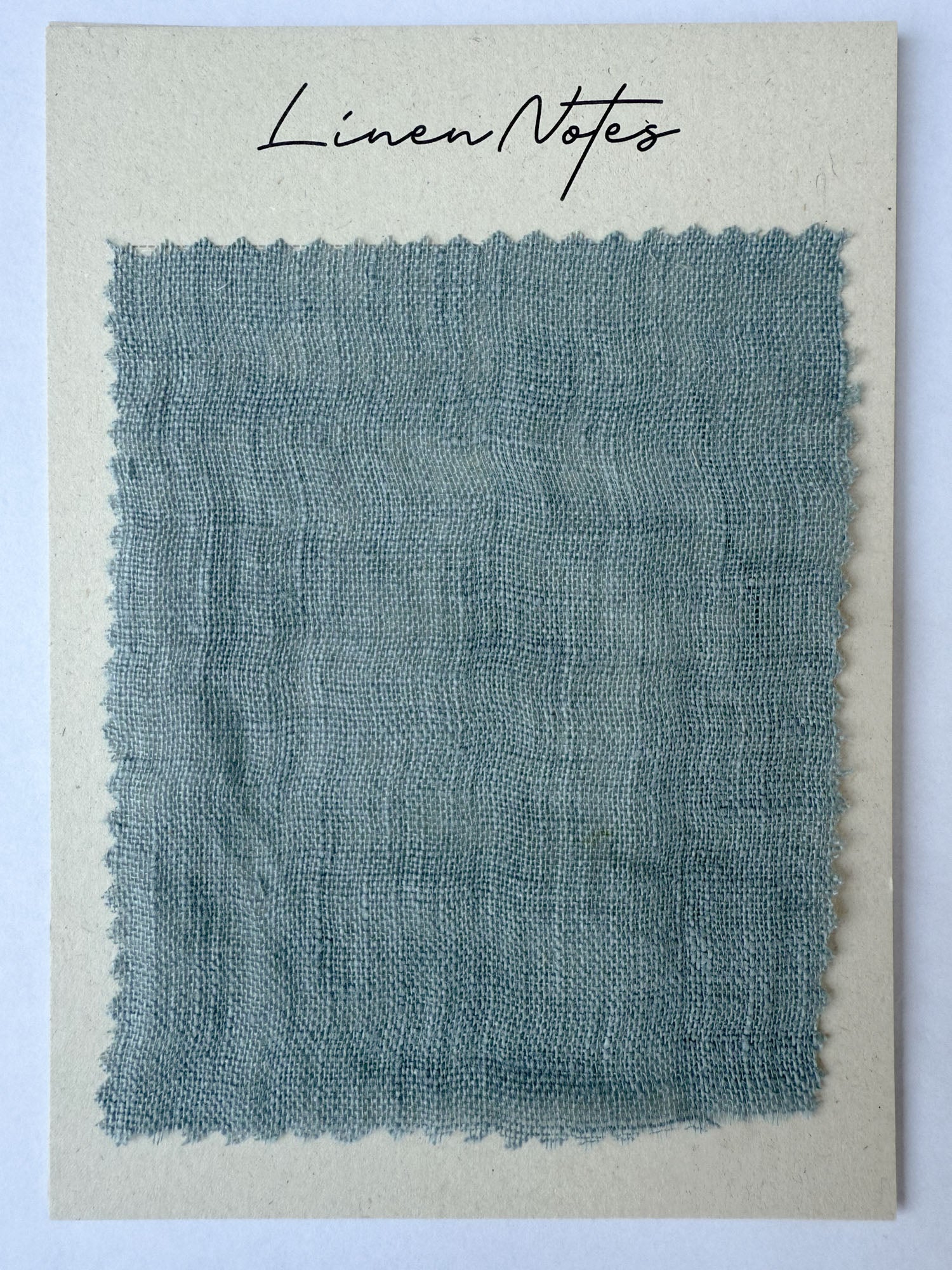 Linnetygprover 90 g/m² – Stenblå