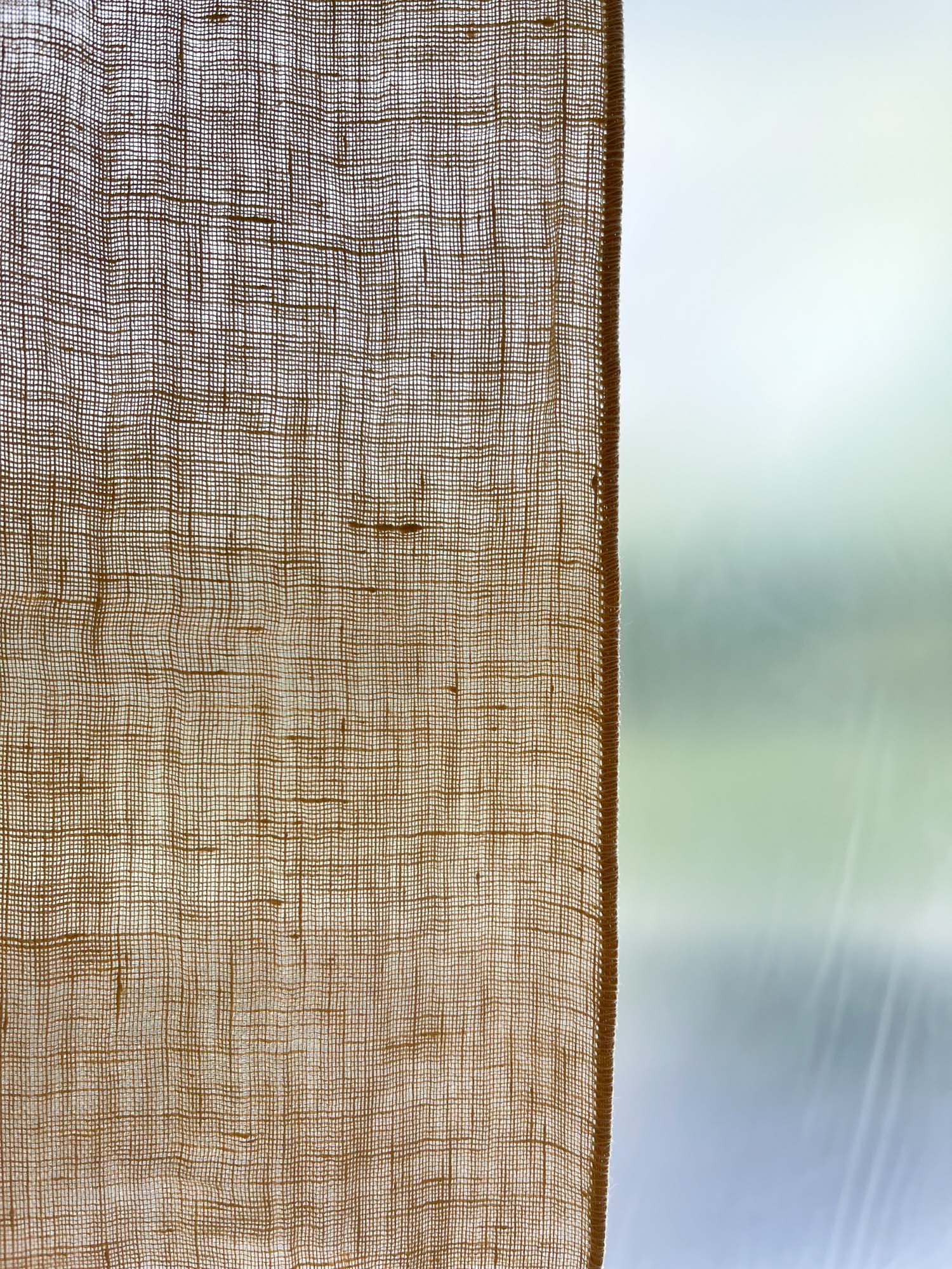 Tunna linnegardiner – Kamel, enkel panel